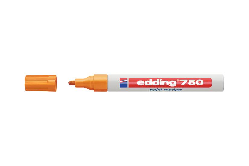 edding 750 paint - markør - orange Kontor > Skriveredskaber > Markører og highlightere > Permanente markere