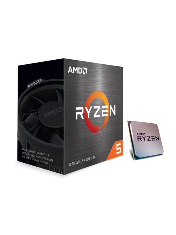 AMD Ryzen 5 5600XT Wraith Stealth CPU - 6 kerner - 3.7 GHz - AMD AM4 - AMD Boxed (med køler) CPU