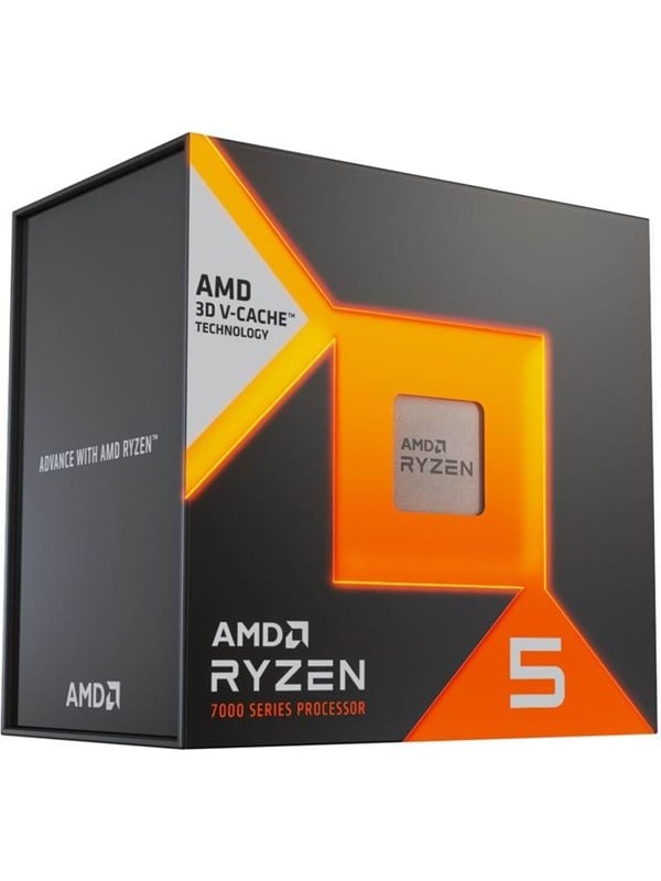 AMD Ryzen 5 7600X3D CPU - 6 kerner - 4.1 GHz - AMD AM5 - AMD Boxed (uden køler) CPU