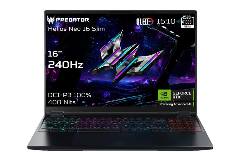 Acer Predator Helios Neo 16S AI PHN16S-71 Bærbar PC - Intel Core Ultra 9 (Serie 2) 275HX / 2.7 GHz - 32 GB DDR5 - 1.024 TB SSD M.2 PCIe 4.0 - NVM Express (NVMe) - Micron - 16" OLED PC