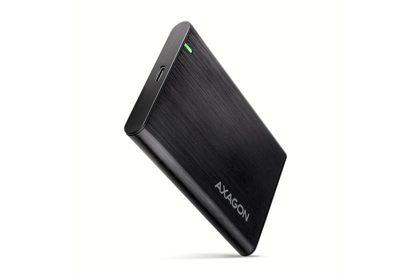 Axagon EE25-A6C drevkabinet HDD/SSD kabinet Sort 2.5" IT og elektronik > Hardware > Harddiske og SSD'er > Harddisk montering