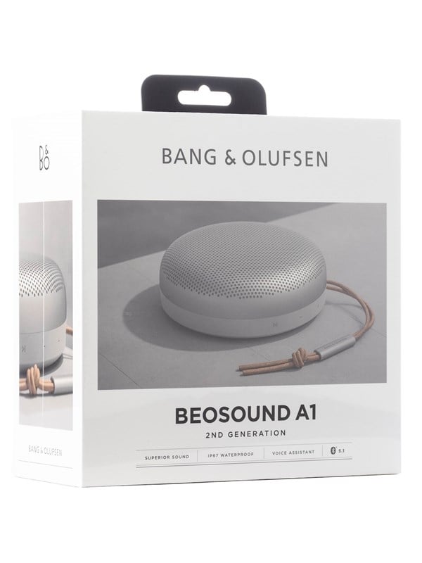Bang & Olufsen BeoSound A1 (2nd Gen) - Grey Mist Baerbare Fest Hoejtalere