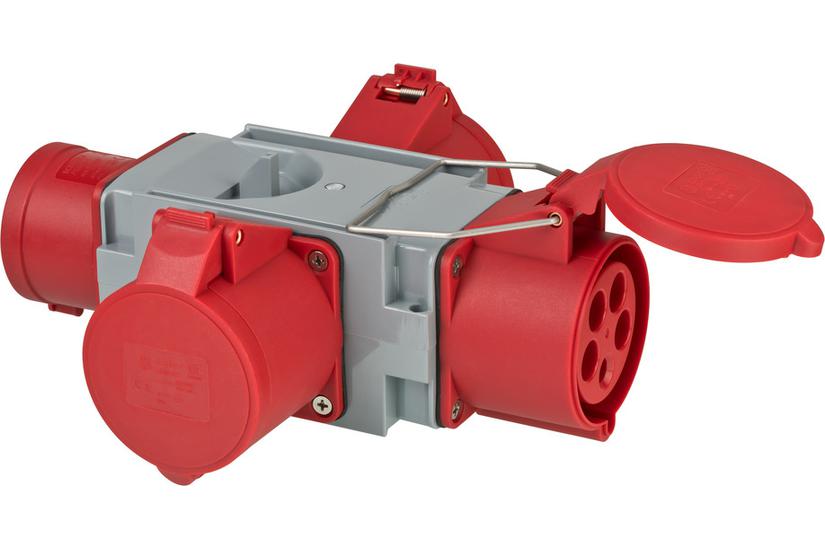 Brennenstuhl 1081670 strømstik adapter Grå
