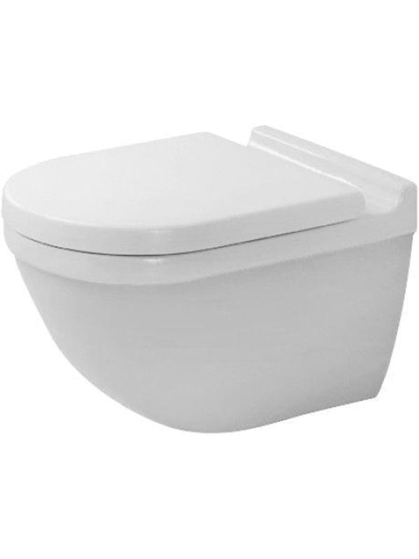Duravit starck 3 vægskål åben skylle-rand med wondergliss Toiletter saeder bideter og reservedele