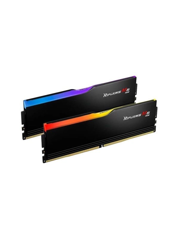 G.Skill Ripjaws M5 RGB DDR5-6000 - 48GB - CL30 - Dual Channel (2 pcs) - Intel XMP - Sort med RGB RAM
