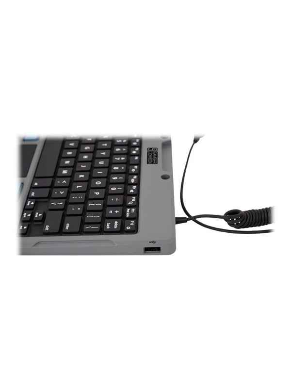 Gamber-Johnson LLC Gamber-Johnson Rugged Lite - keyboard - with touchpad - Spanish Input Device - Tastatur - Spansk - Grå Tastatur