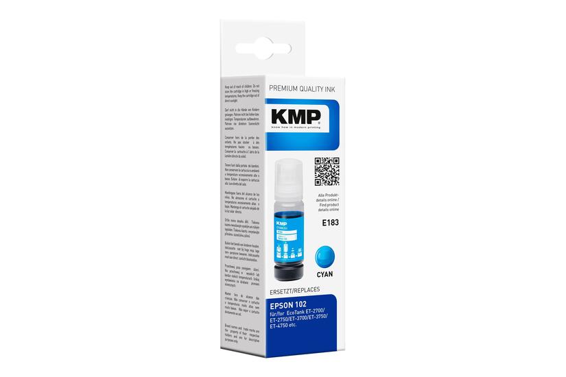 KMP E183 - cyan - kompatibel - blækrefill (alternativ til: Epson 102) IT og elektronik > Scan/Print > Blæk og toner > Blækpatroner (inkjet)
