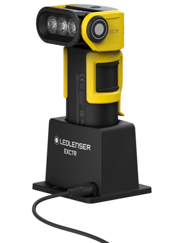 Ledlenser EXC7R Lommelygte med ladestation Lommelygter og pandelamper