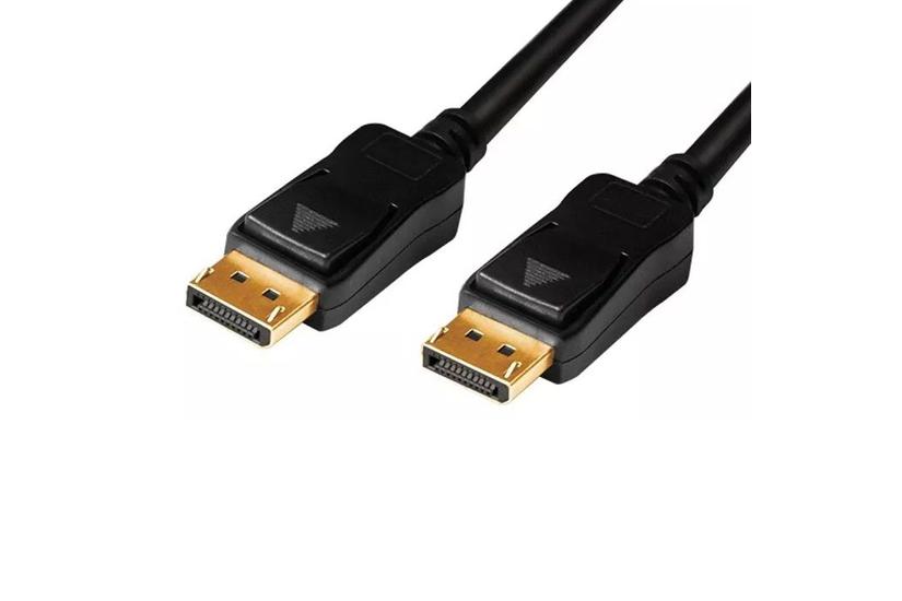 LogiLink CD0101 DisplayPort kabel 2 m Sort IT og elektronik > Hardware > Kabler > Displayport kabler