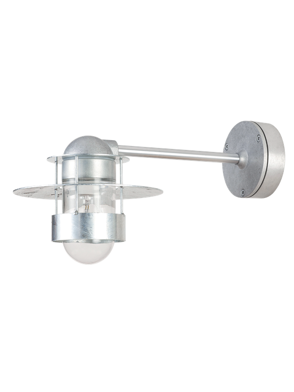 Louis Poulsen Albertslund væg 100W E27 galvaniseret lang arm Lamper