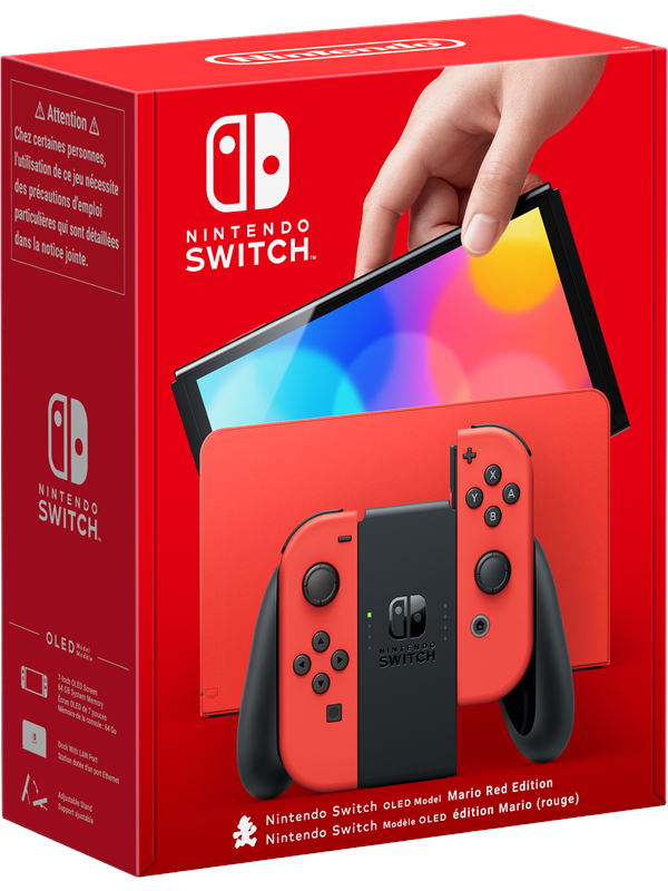 Nintendo Switch OLED (Mario Red Edition) Spillekonsol