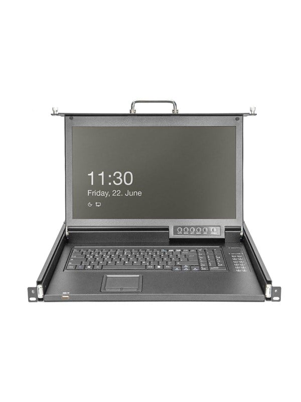 17" DIGITUS KVM console - Full HD (1080p) - 17" Skaerm
