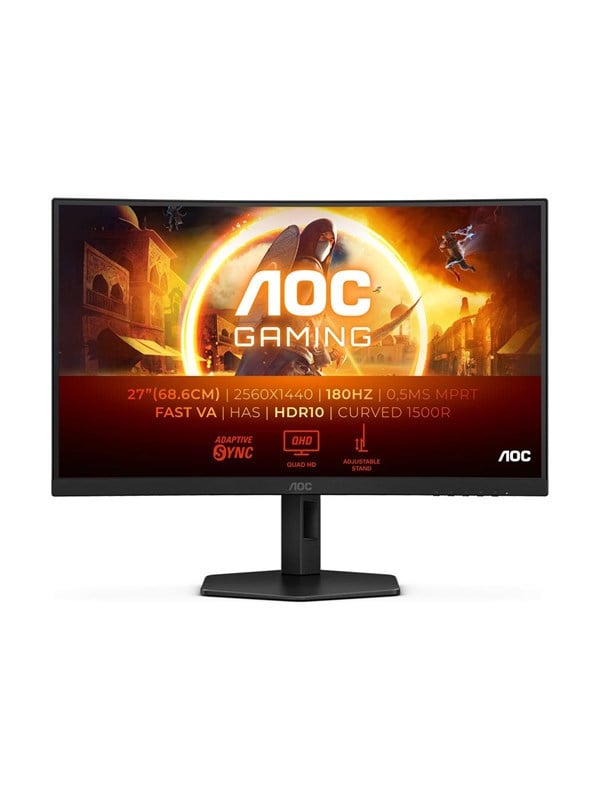 27" AOC G4 Series CQ27G4X - 2560x1440 (QHD) - 180Hz - VA Skaerm