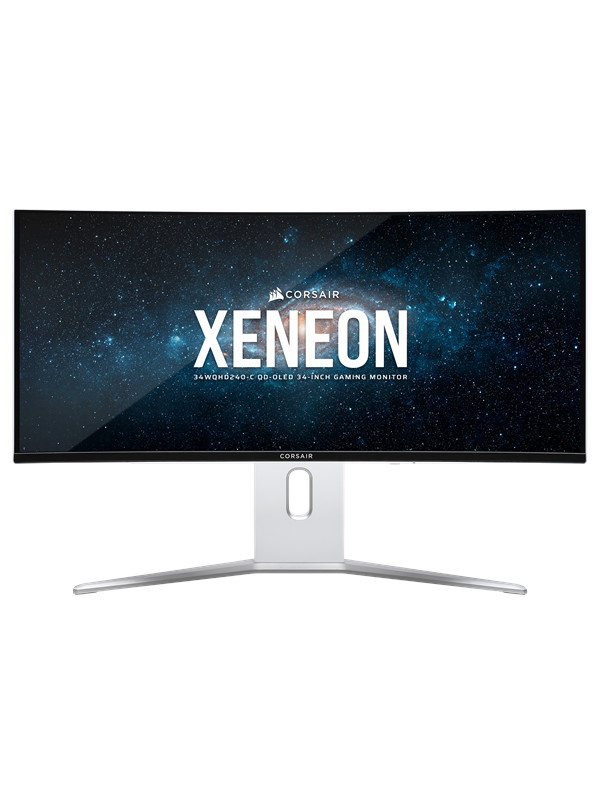 34" Corsair XENEON 34WQHD240-C - 3440x1440 (UWQHD) - 240Hz - QD-OLED - 65W USB-C Skaerm