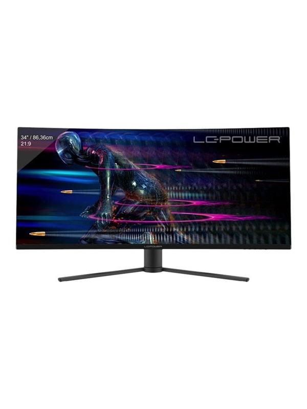 34" LC Power LC-M34-UWQHD-165-C - 3440x1440 - 165Hz - VA Skaerm