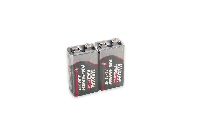 ANSMANN E-BLOCK batteri - 2 x 6LF22 - Alkalisk IT og elektronik > Hardware > Batterier