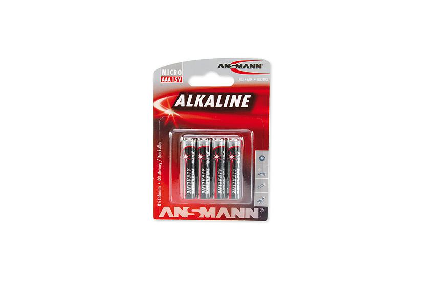 ANSMANN Micro batteri - 4 x AAA - Alkalisk IT og elektronik > Hardware > Batterier