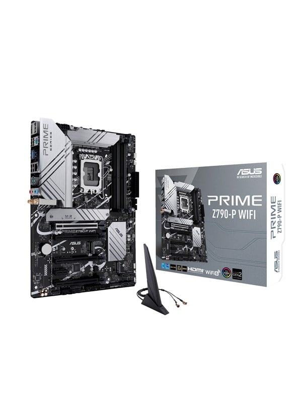 ASUS PRIME Z790-P WIFI (V2) Bundkort - Intel Z790 - Intel LGA1700 socket - DDR5 RAM - ATX Bundkort