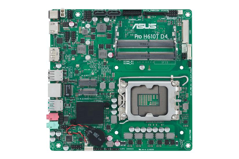 ASUS Pro H610T D4-CSM - bundkort - Thin mini ITX - LGA1700 sokkel - H610 IT og elektronik > Hardware > Bundkort