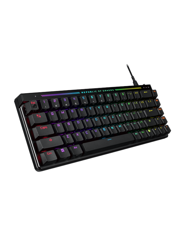 ASUS ROG Falchion ACE HFX - Magnetic switch - Gaming Tastatur - Nordisk - Sort Tastatur