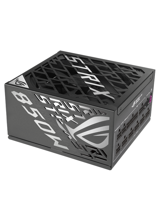 ASUS ROG Strix 850W Platinum Strømforsyning - 850 Watt - 135 mm - ATX 3.1 - 80 Plus Platinum certified Stroemforsyning