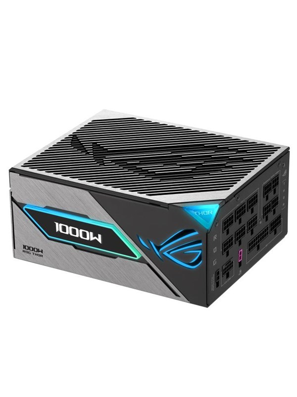 ASUS ROG Thor 1000W Platinum III Strømforsyning - 1000 Watt - 135 mm - ATX 3.1 - 80 Plus Platinum certified Stroemforsyning