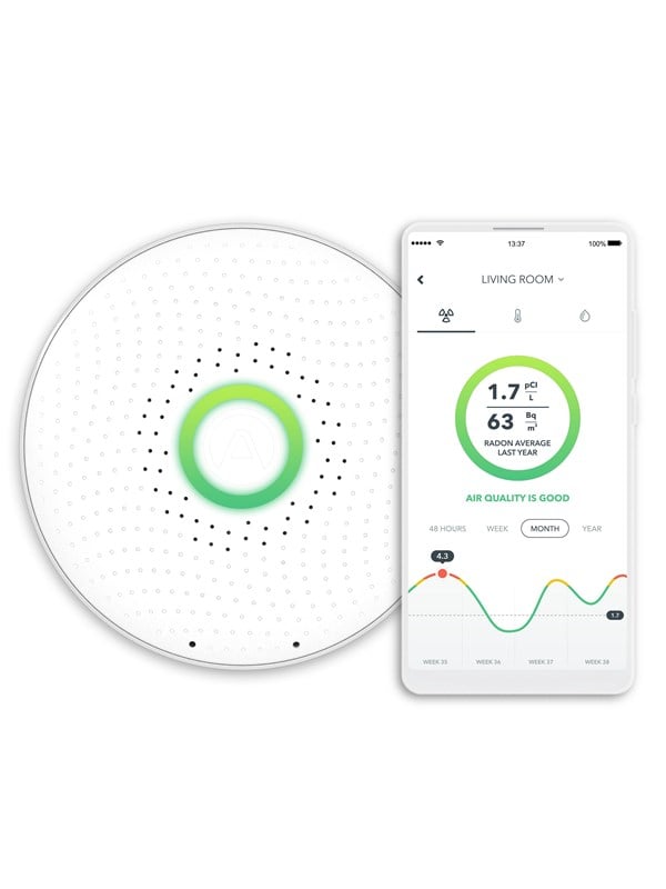 Airthings Wave Radon - Radonmåler Smart Home