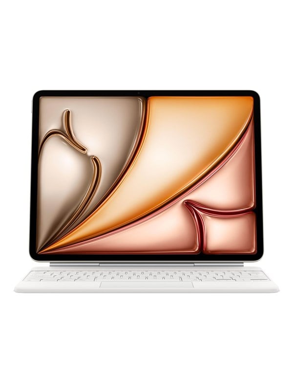 Apple Magic Keyboard for iPad Air M3 13" - White - Tastatur & Folio sæt - Dansk - Hvid Tastatur