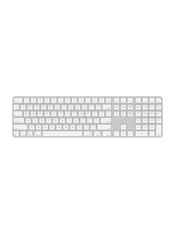 Apple Magic Keyboard with Touch ID and Numeric Keypad - Tastatur - Amerikansk engelsk - Hvid Tastatur