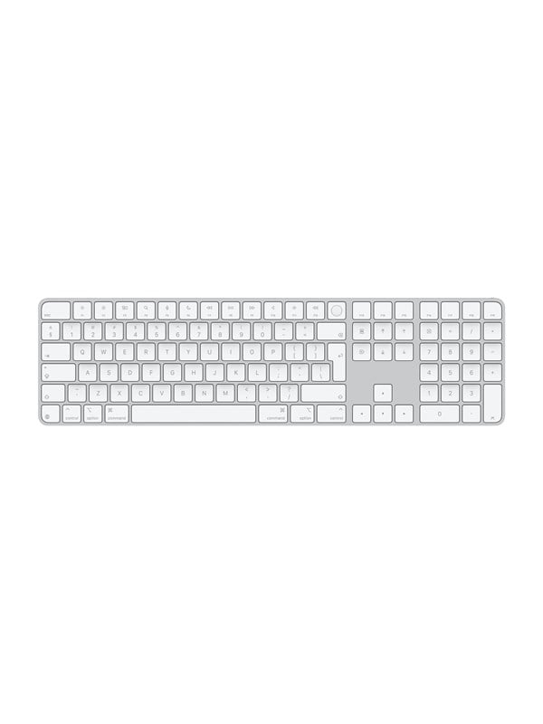 Apple Magic Keyboard with Touch ID and Numeric Keypad - Tastatur - Engelsk - Hvid Tastatur