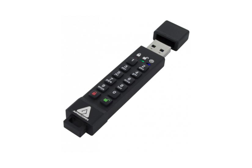 Apricorn Aegis Secure Key 3z - USB flashdrive - 128 GB IT og elektronik > Hardware > Lagring og backup > USB-stick