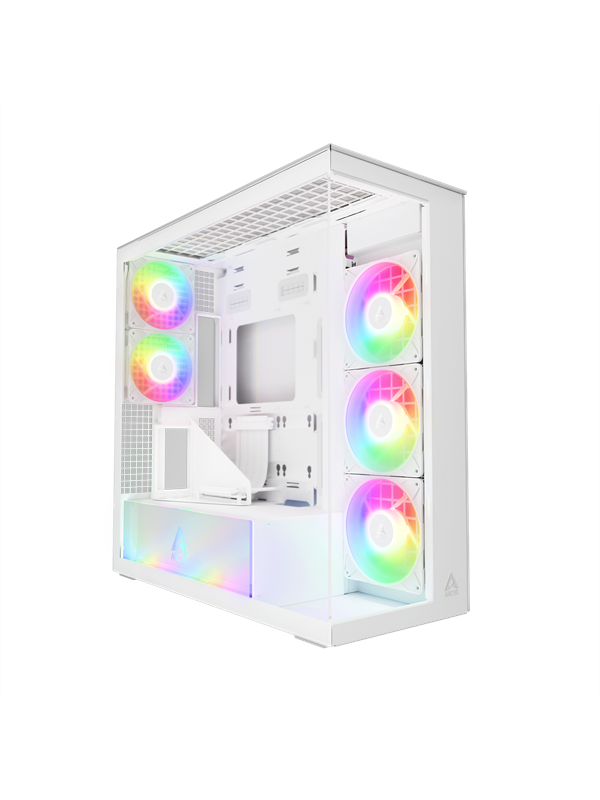 Arctic Xtender VG (White) - Kabinet - Miditower - Hvid Kabinet