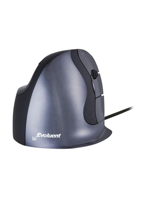Bakker Elkhuizen Evoluent D Small - mouse - Vertical mouse - 6 knapper - Sort Mus