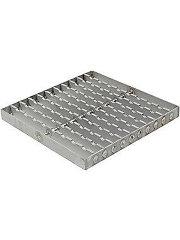 Blücher Square ribberist 300 mm. Syrefast stål Afloeb