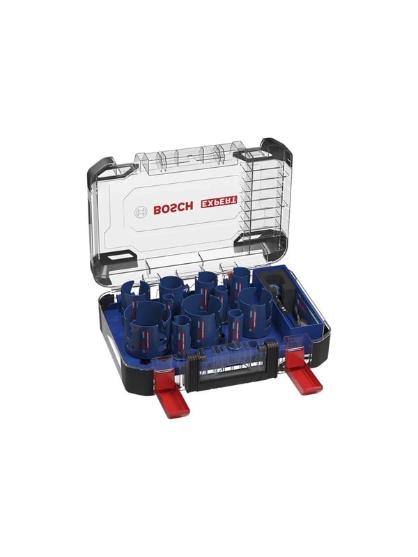 Bosch Construction Material Hole Saw Set 15 pcs Stiksav