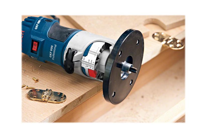 Bosch GKF 600 Professional - fast base-router - 600 W - 6 - 8 mm Hus og have > Værktøj > Elværktøj > Slibemaskine > Ligesliber