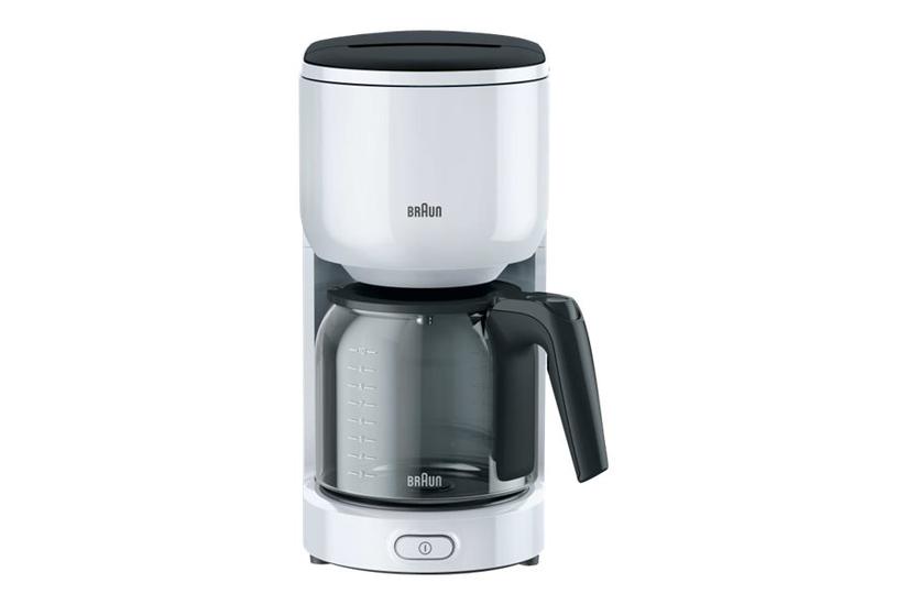 Braun PurEase KF 3120 WH - kaffemaskine - hvid Husholdning og køkken > Køkkenmaskiner > Kaffemaskiner