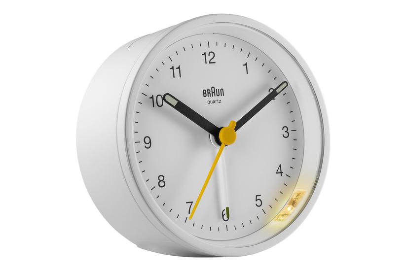 Braun Reflex BC12 - alarmur - rund - kvarts - desktop - hvid Hus og have > Hjemmet > Boligindretning > Ure > Vækkeur