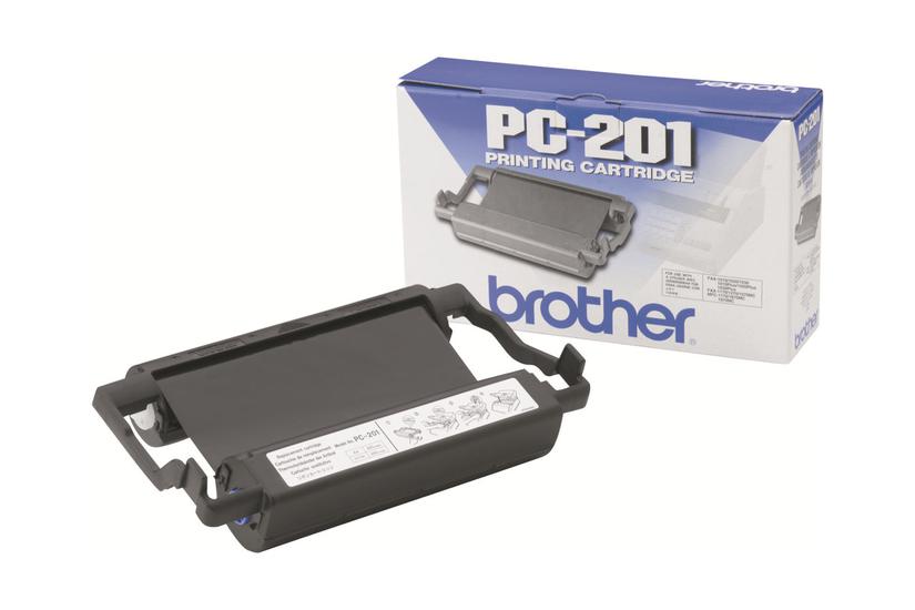 Brother PC201 - 1 - sort - print-bånd Kontor > Kontormaskiner > Fax maskine > Tilbehør til fax maskine