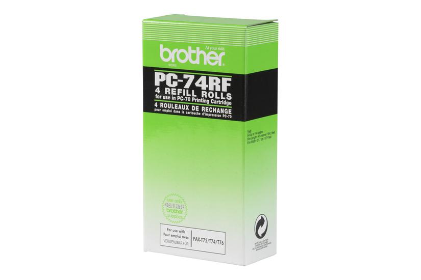 Brother PC74RF - 4 - print-bånd Kontor > Kontormaskiner > Fax maskine > Tilbehør til fax maskine