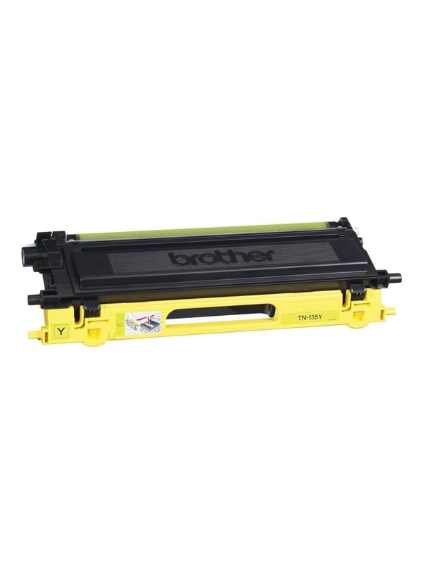 Brother TN135Y Yellow - Lasertoner Gul Blaek Toner Forbrugsstoffer