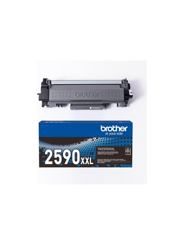 Brother TN2590XXL - Super High Yield - black - original - toner cartridge - Lasertoner Sort Blaek Toner Forbrugsstoffer