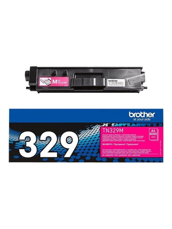 Brother TN329M - Laser Toner - Lasertoner Magenta Blaek Toner Forbrugsstoffer