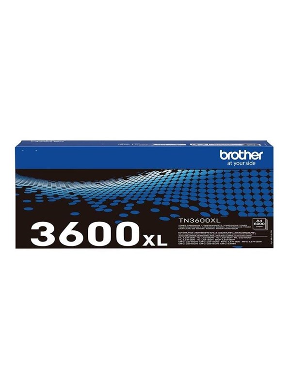 Brother TN3600XL - high capacity - black - original - toner cartridge - Lasertoner Sort Blaek Toner Forbrugsstoffer