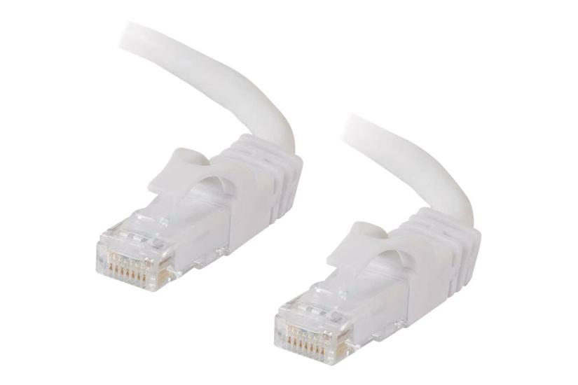 C2G Cat6 Booted Unshielded (UTP) Network Patch Cable - patchkabel - 50 cm - hvid IT og elektronik > Netværk > Netværkskabler