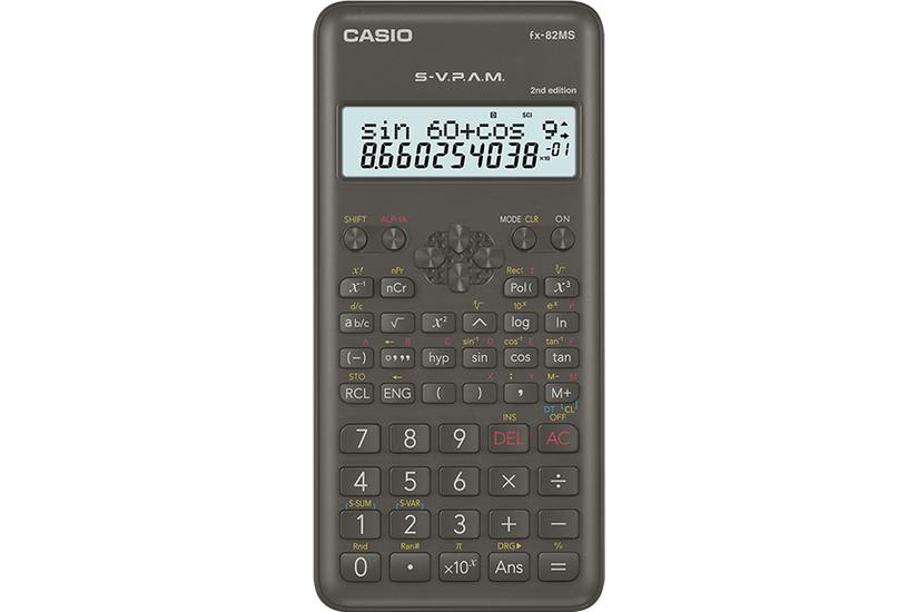 CASIO FX-82MS-2 Schulrechner "2nd Edition (FX-82MS-2) Kontor > Kontormaskiner > Regnemaskiner