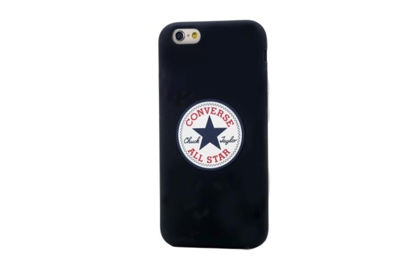 CONVERSE Cover iPhone 6/6s PLUS Silikone Sort IT og elektronik > Telefoni/GPS > Mobiltilbehør > Mobilcovers