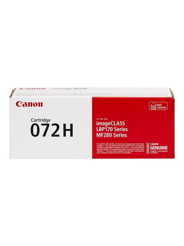 Canon 072 H - high capacity - black - original - toner cartridge - Lasertoner Sort Blaek Toner Forbrugsstoffer