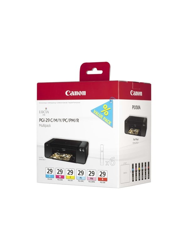Canon PGI-29 / 4873B005 Multi Pack - Blækpatron Cyan Blaek Toner Forbrugsstoffer