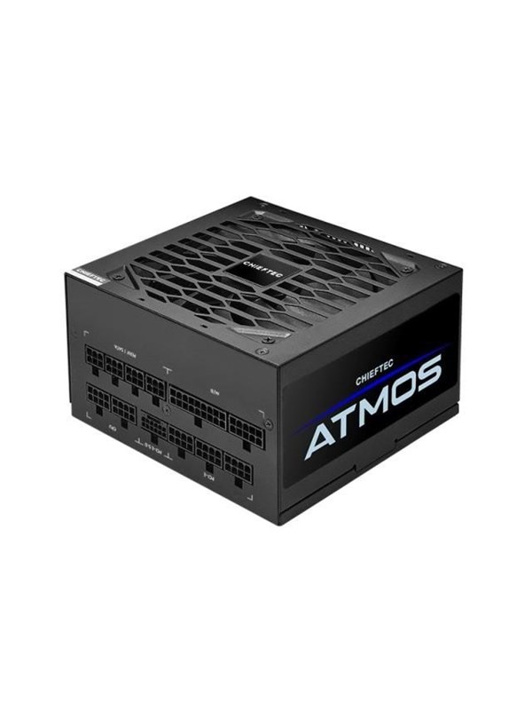 Chieftec ATMOS Series CPX-750FC - power supply - 750 Watt Strømforsyning - 750 Watt - 120 mm - ATX 3.0 - 80 Plus Gold certified Stroemforsyning